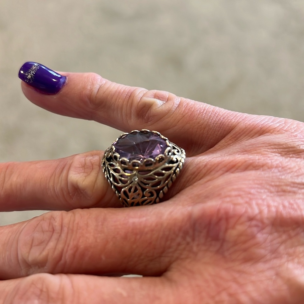 Unique Amethyst Ring - image 5